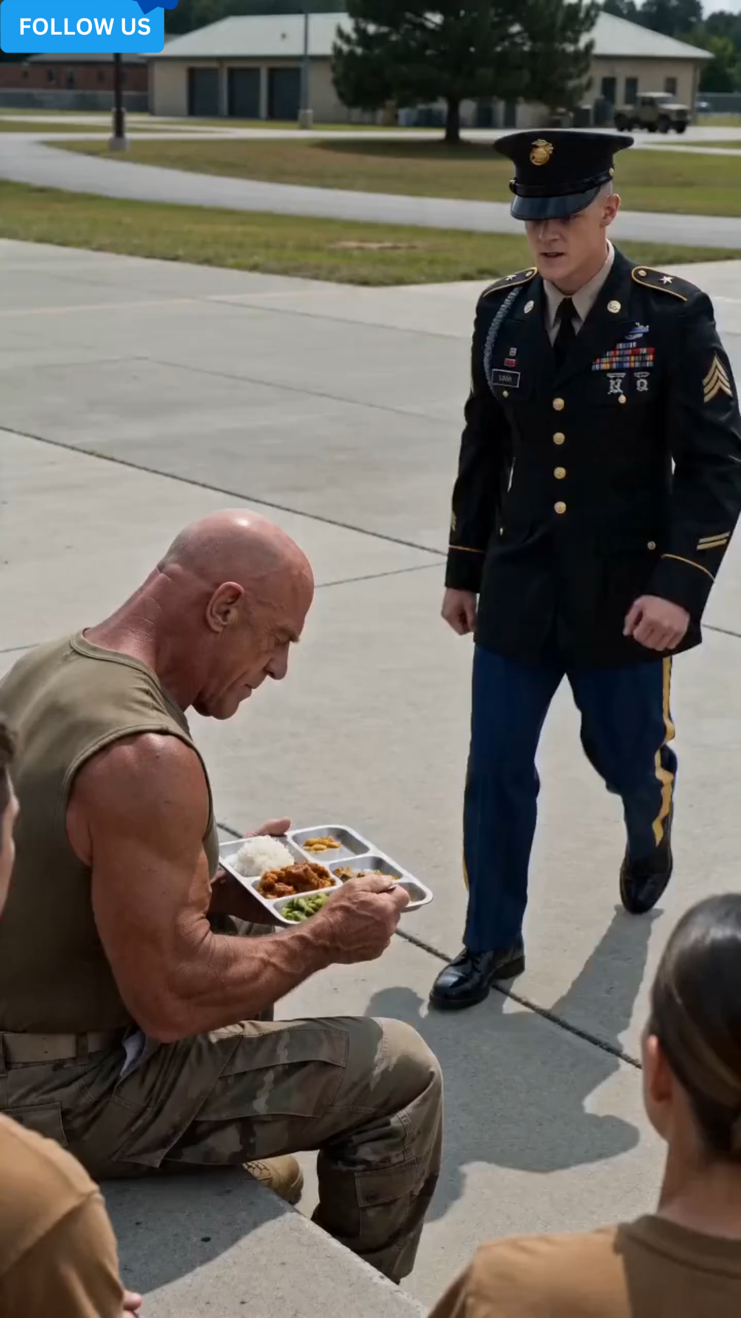 THE YOUNG CADET HUMILIATED AN OLD MAN AT LUNCH — THEN DISCOVERED HE WAS THE MOST FEARED SOLDIER ON THE BASE