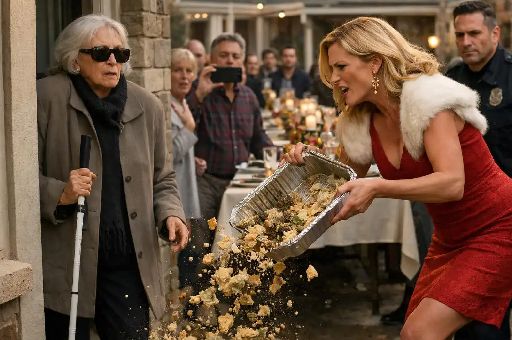 The “POOR” Blind Old Woman Was HUMILIATED by a Gold-Digging Neighbor on Thanksgiving — She Had NO IDEA Who Owned the Entire Community