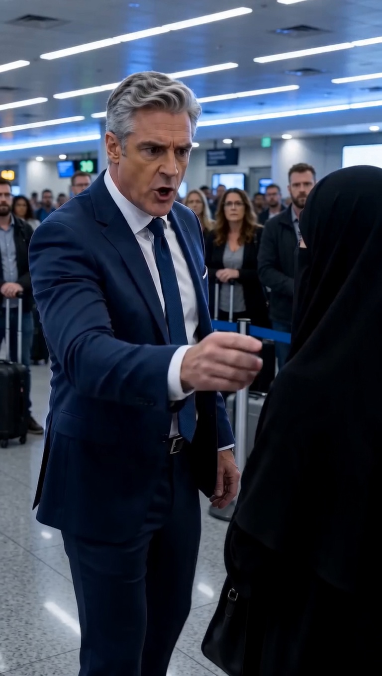 A Powerful Man Accused a Young Woman in a Hijab of Stealing His Documents and Demanded She Show Her Face If She Was Innocent… But the Truth Behind Her Fear Shocked Everyone - Happy paws