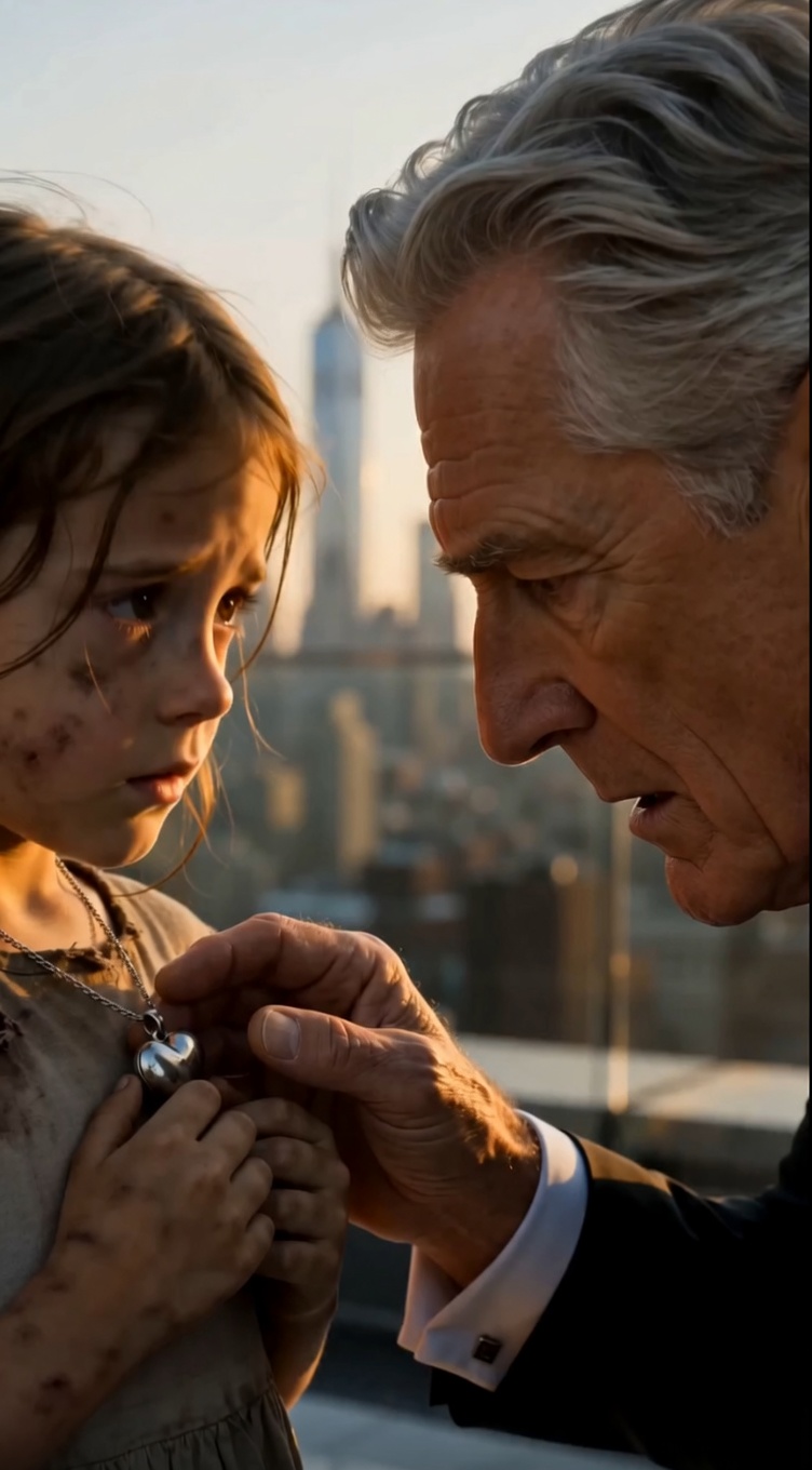 A HOMELESS LITTLE GIRL ASKED A BILLIONAIRE FOR FOOD — THEN HE SAW THE NECKLACE OF THE WOMAN WHO DISAPPEARED YEARS AGO