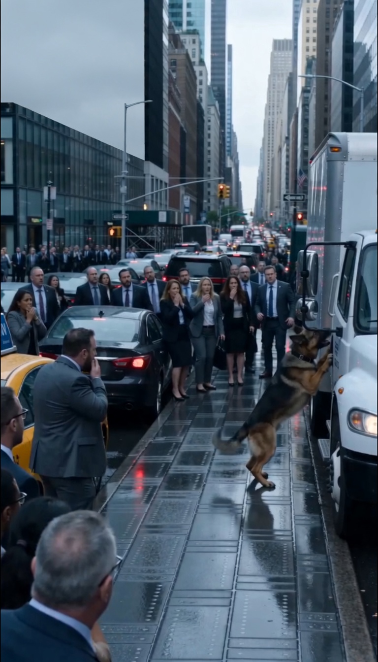 A dog stopped a truck in the middle of a busy road. The real reason broke everyone's heart - momentsofvideo.site