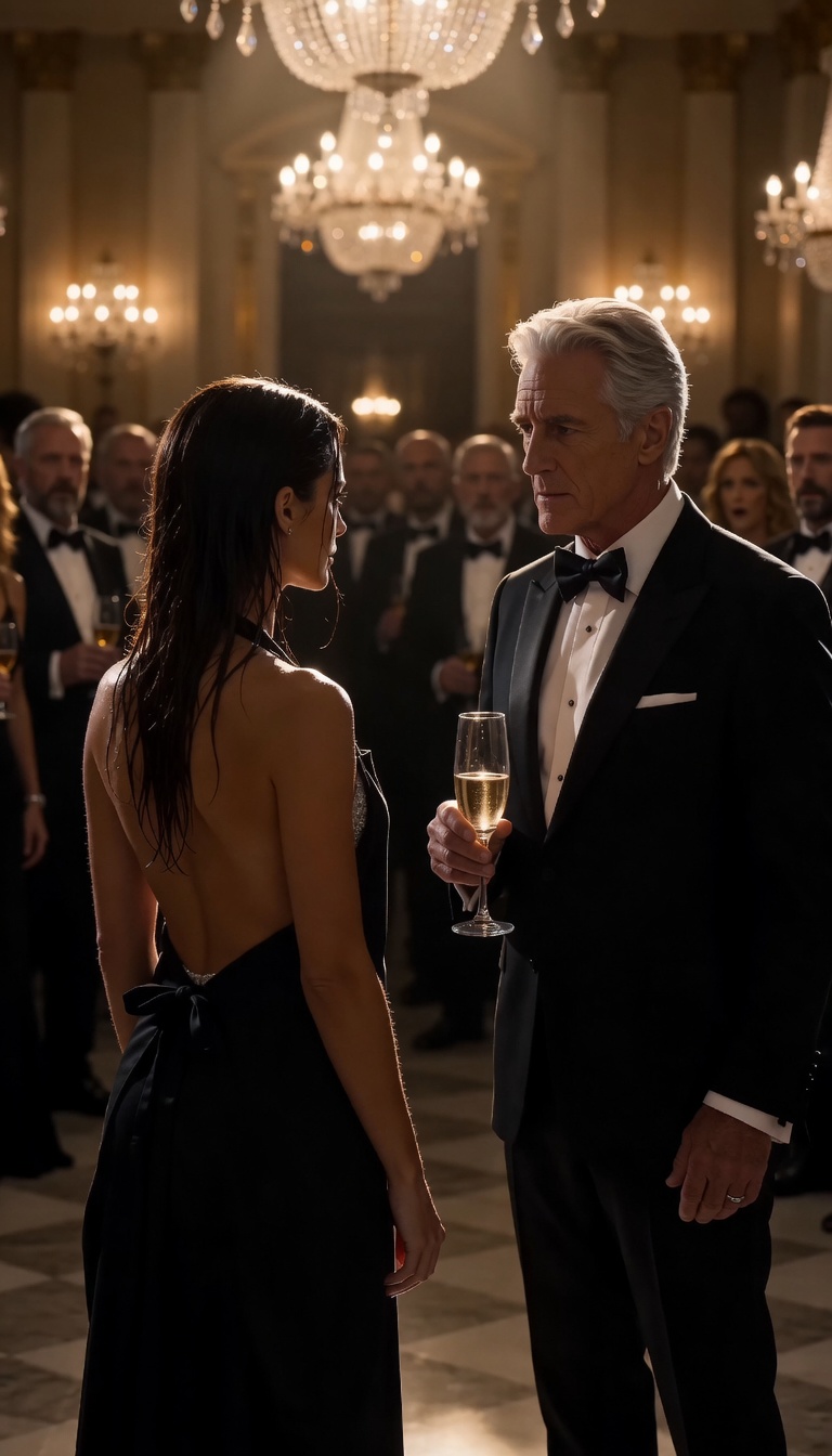 HE POURED CHAMPAGNE ON A “SERVER” AT HIS OWN GALA — THEN SHE FROZE EVERY ACCOUNT CONNECTED TO HIS NAME IN FRONT OF THE ENTIRE BALLROOM 😱