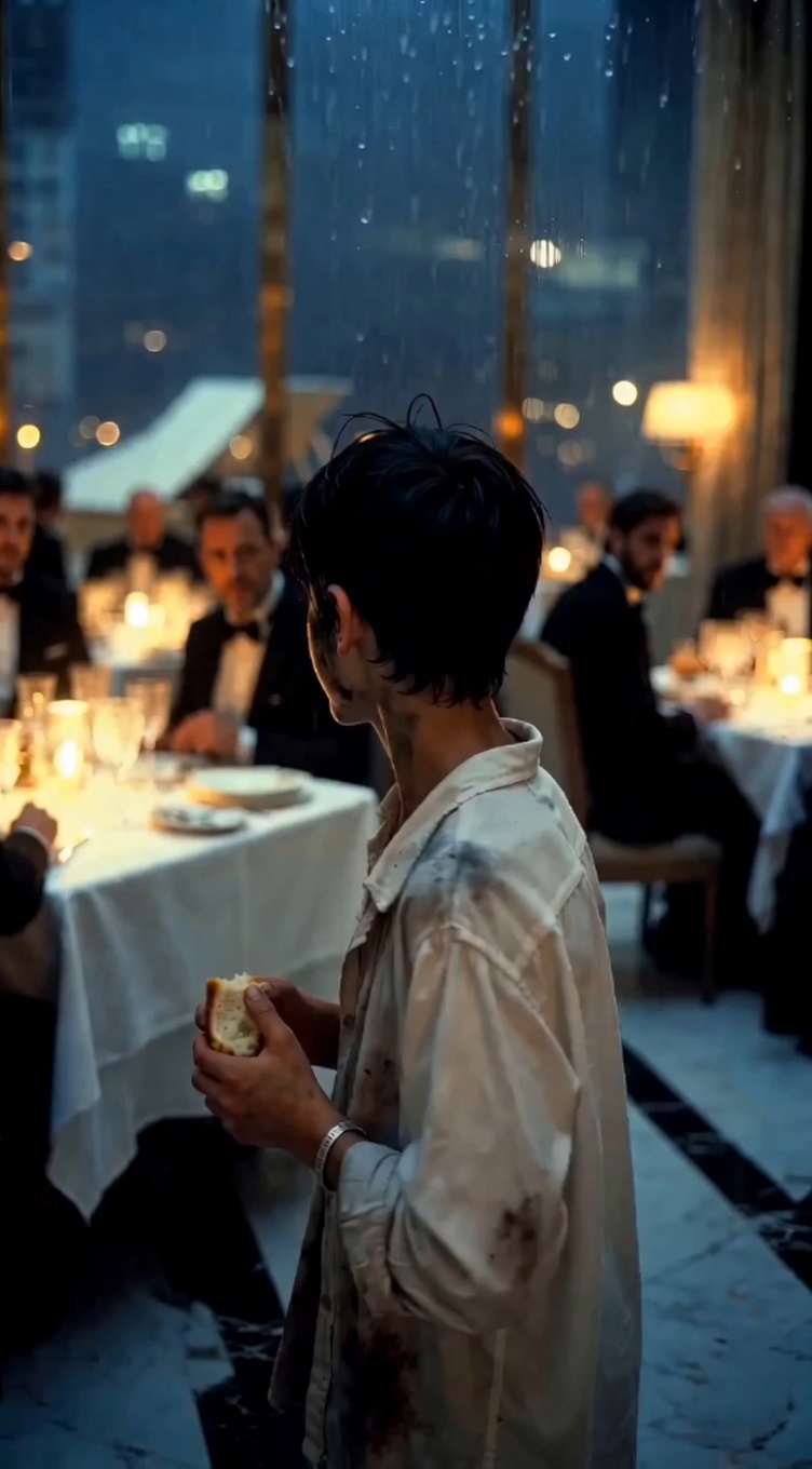 HE WALKED INTO A LUXURY HOTEL BEGGING FOR BREAD — THEN THE OWNER SAW THE WATCH ON HIS WRIST AND WENT PALE