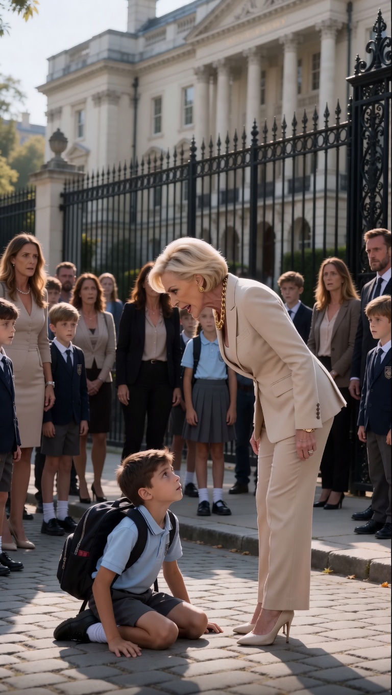 Rich Mom Humiliates a Quiet Boy at Elite School… Then Learns His Family Owns the Entire Academy