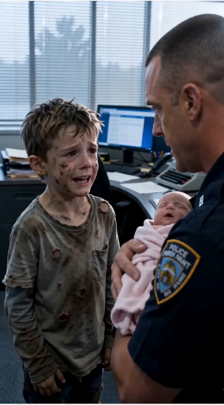 THE BOY WALKED IN ALONE AT 9:46 PM… WHAT HE BROUGHT CHANGED EVERYTHING INSIDE THAT POLICE STATION
