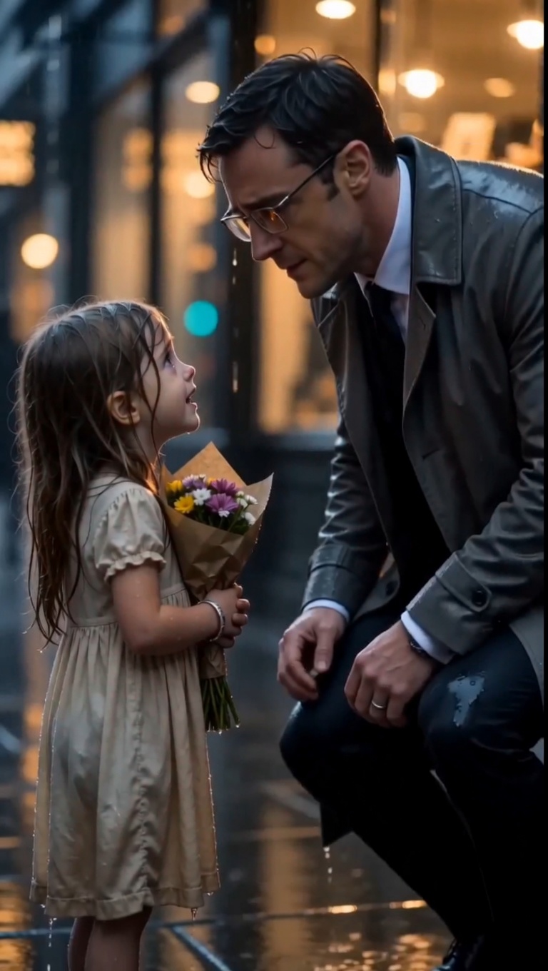 A Little Girl Selling Flowers in the Rain Led a Millionaire Back to the Sister He Lost 20 Years Ago