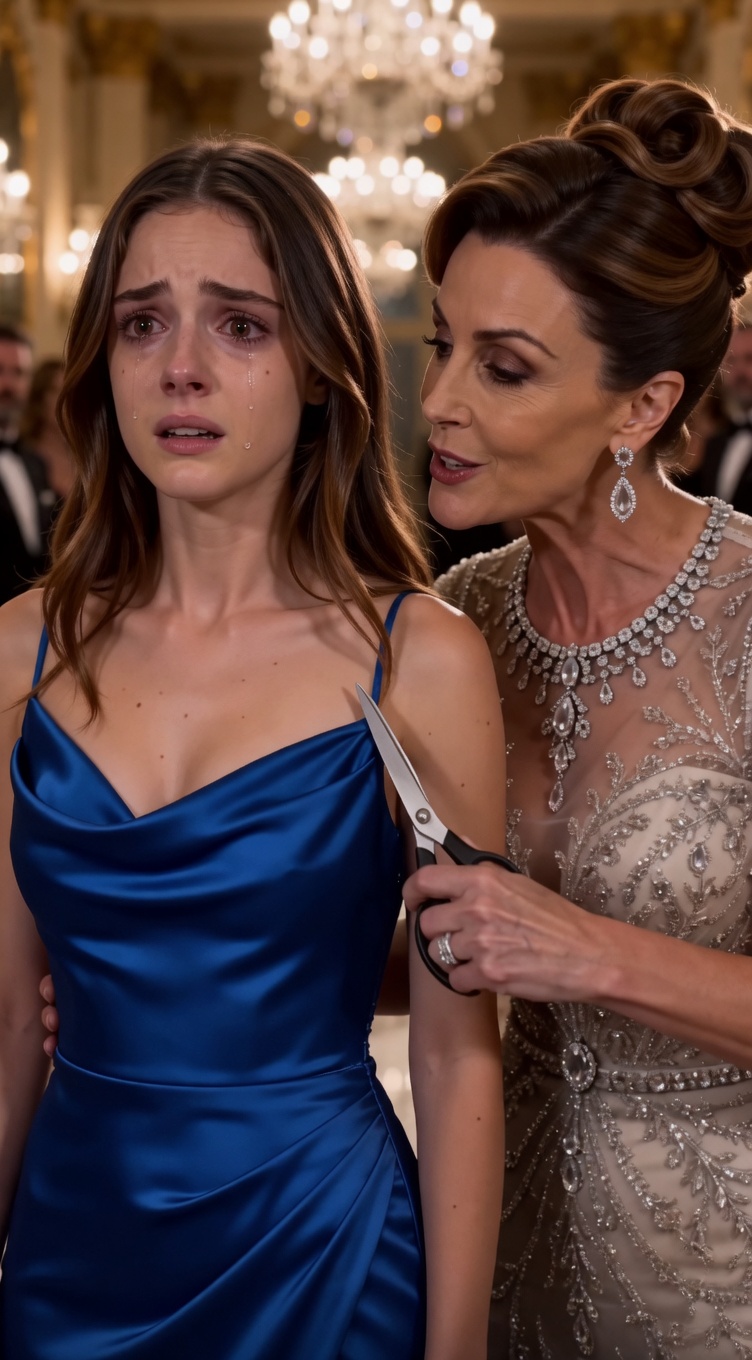 The Girl They Humiliated in Blue… Was the Granddaughter They Tried to Erase