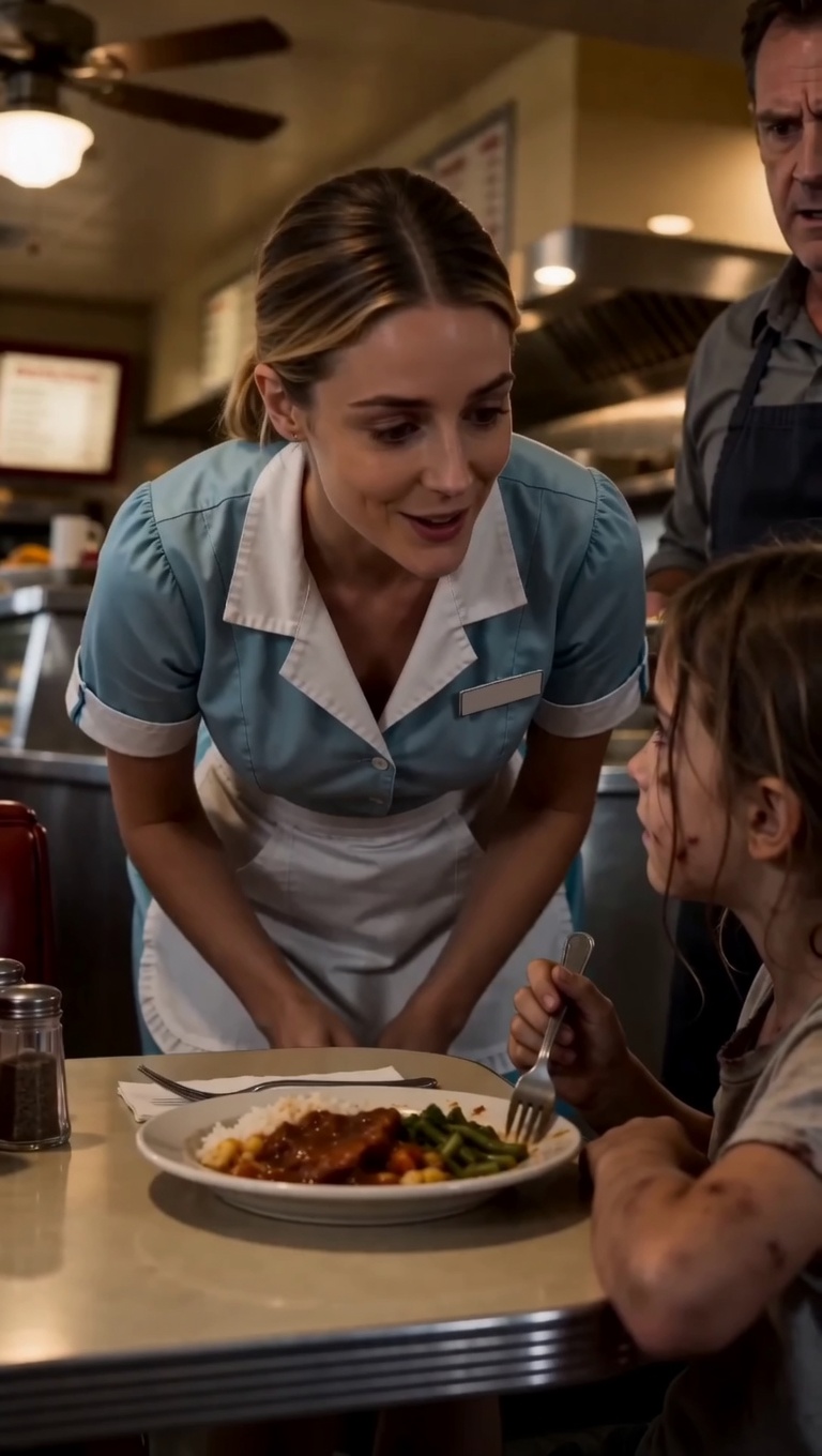 “The Waitress Who Fed a Hungry Child… Never Expected Her to Return 20 Years Later”