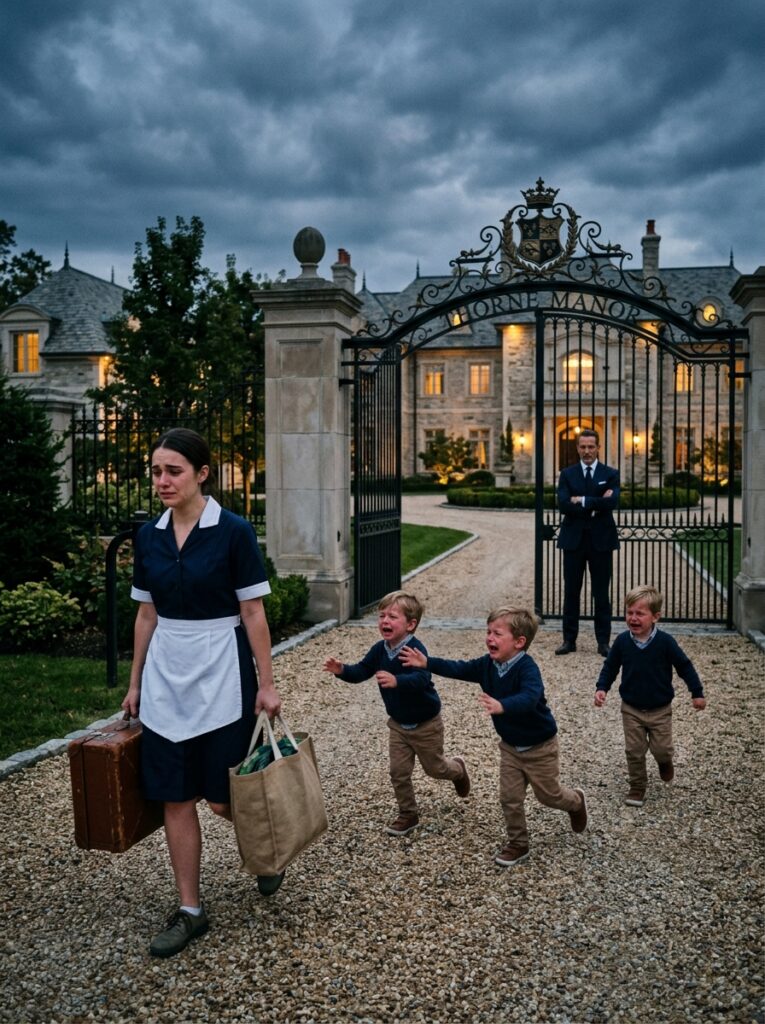 My Billionaire Boss Called Me a “THIEF” and Threw Me Out Without a Word—But He Never Knew I Was the Only One Keeping His Triplets Alive Until They Started SCREAMING My Name in the Middle of the Street 😱