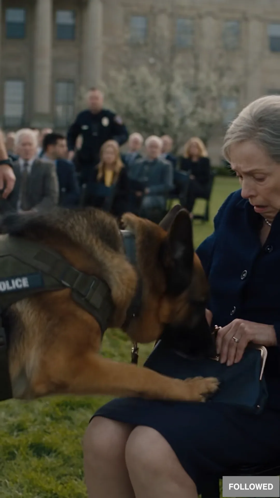 The Police Dog Broke Formation—Then an Old Woman Pulled Out Something He Never Forgot