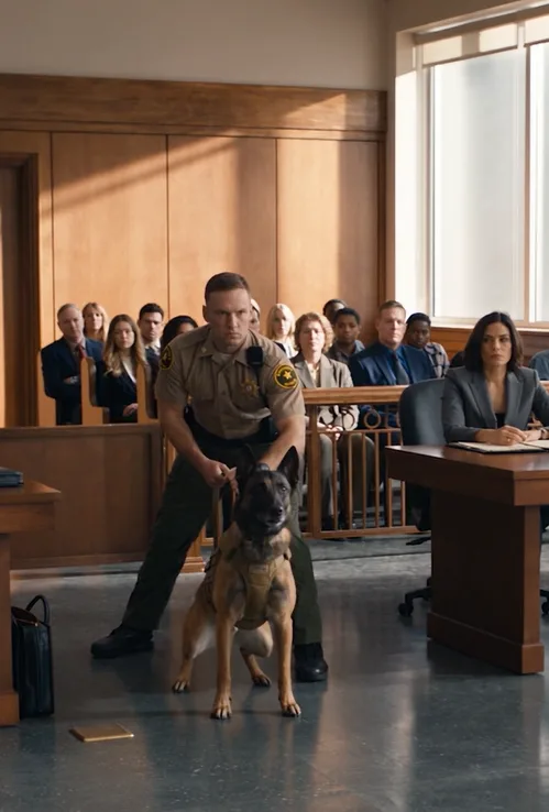 The dog crossed the courtroom like a missile, and for one terrible second everyone believed Master Sergeant Daniel Cole was about to be attacked.006