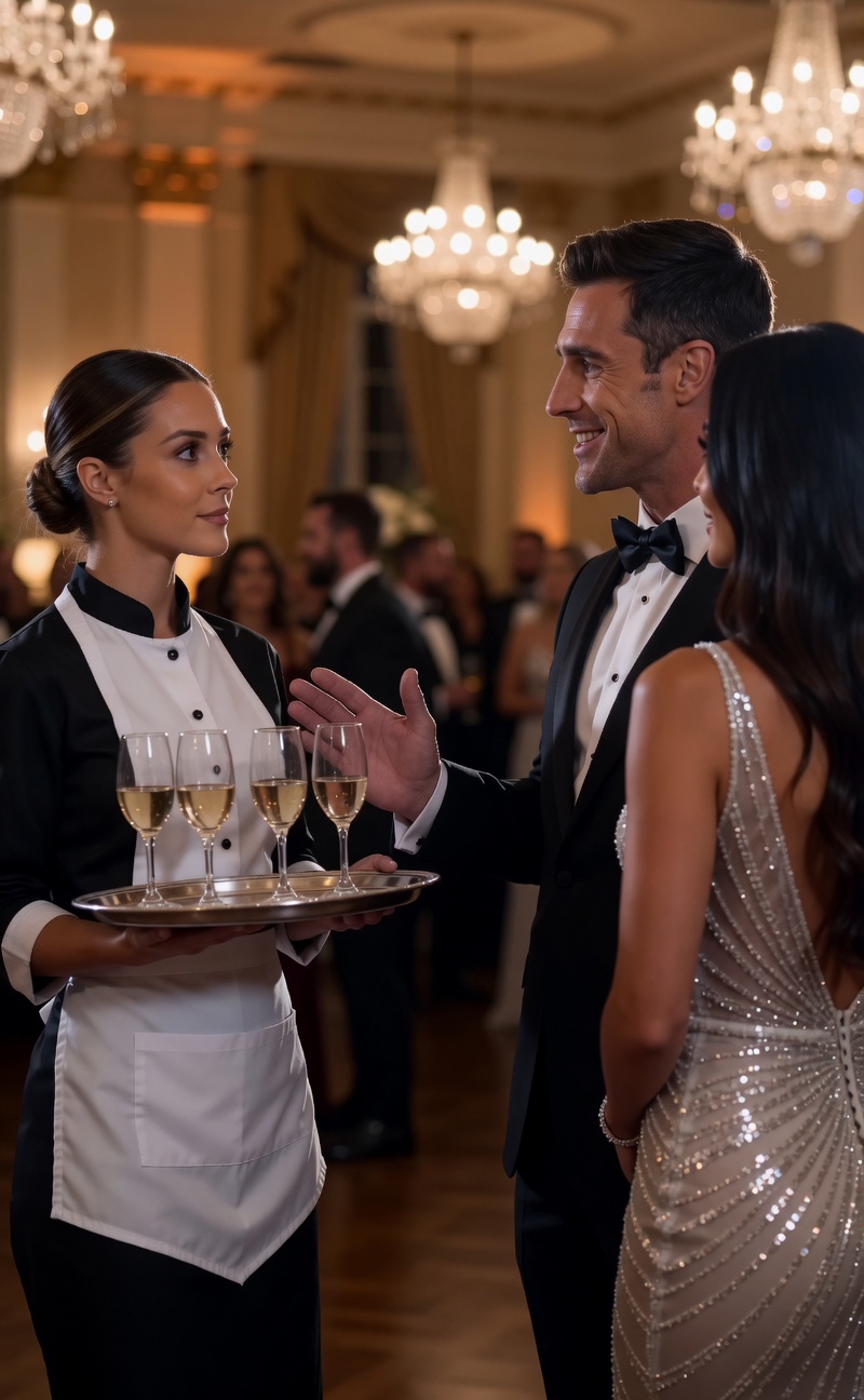 He Mocked a “Waitress” With a Marriage Joke… Minutes Later, She Walked In Owning the Entire Ballroom
