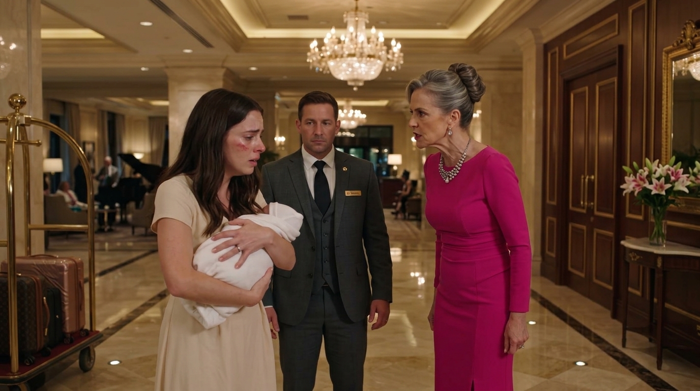 NEXT PART: The Millionaire’s Mother Slapped a Young Woman Holding a Newborn — But One Phone Call Destroyed Her Entire World