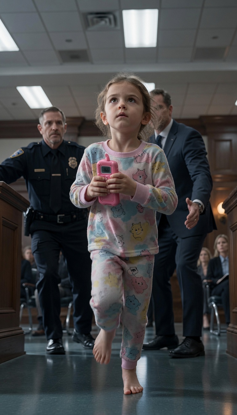The Little Girl Ran Into Court With a Pink Toy Phone—Seconds Later, a Billionaire Murder Plot Collapsed