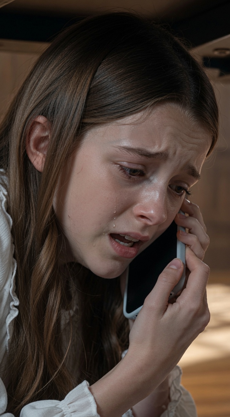 The little girl hid under the piano… and called her billionaire father.”