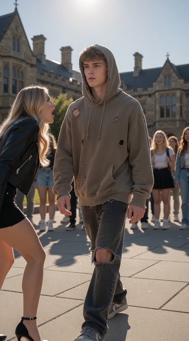 Billionaire in a Torn Hoodie
