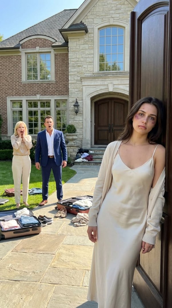 My husband beat me for refusing to live with his mother, but when they came home for lunch, his luggage on the lawn revealed the house was never his