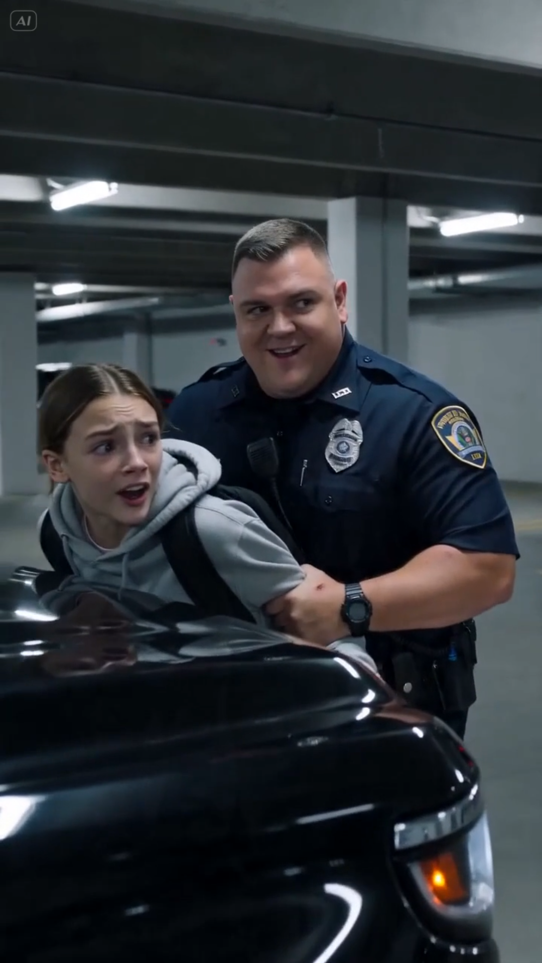 A Police Officer Mocked a Teen Girl's Federal ID—Then Her Father Arrived, and Everyone Realized the Real Crime Had Already Happened