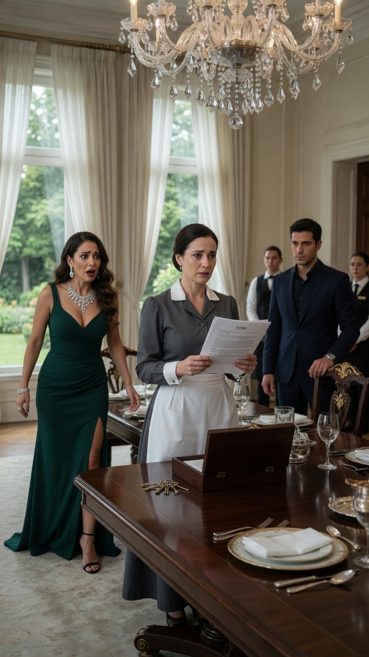 The Maid Endured Humiliation in Silence… Then Proved That the Mansion Was Hers