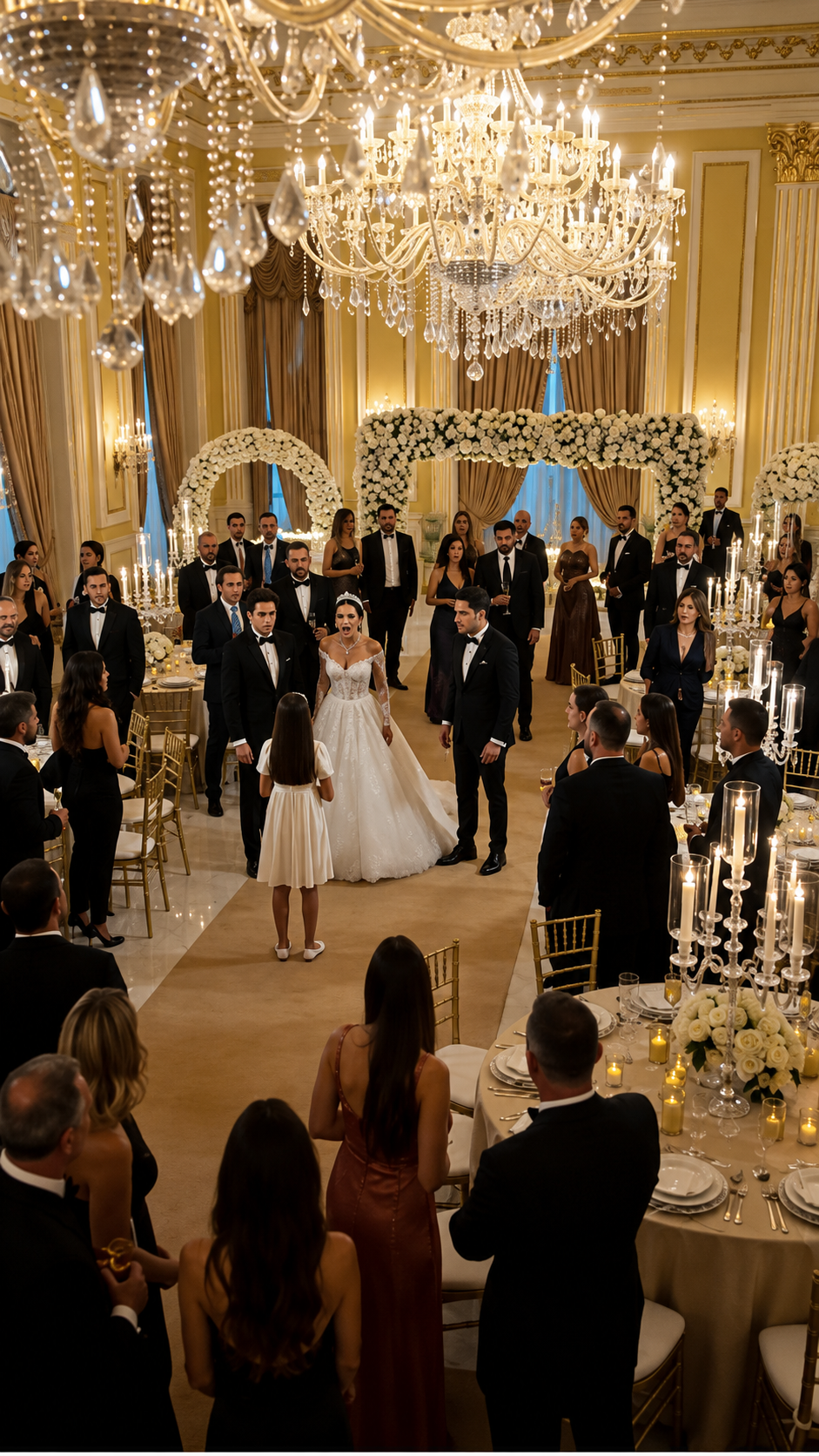 The bride wanted to kick the girl out of the wedding… until the document revealed she was the groom's sister