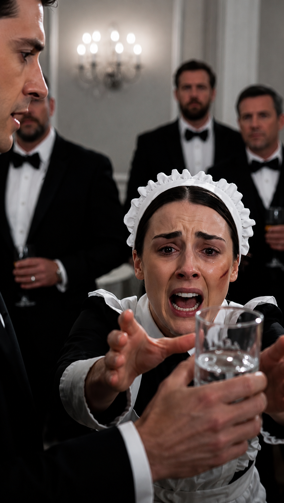 A Maid Knocked The Groom’s Drink Away… Seconds Later The Wedding Turned Into A Nightmare