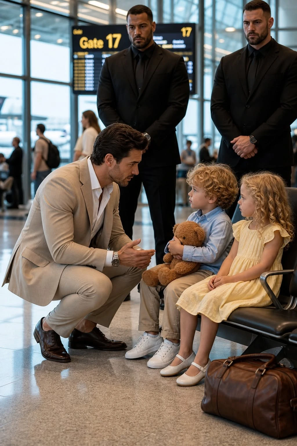 Two Five Year Old Twins Were Left on a Bench at O’Hare Without a Kiss, Without a Goodbye, and Without Anyone Turning Back to See If They Were Crying