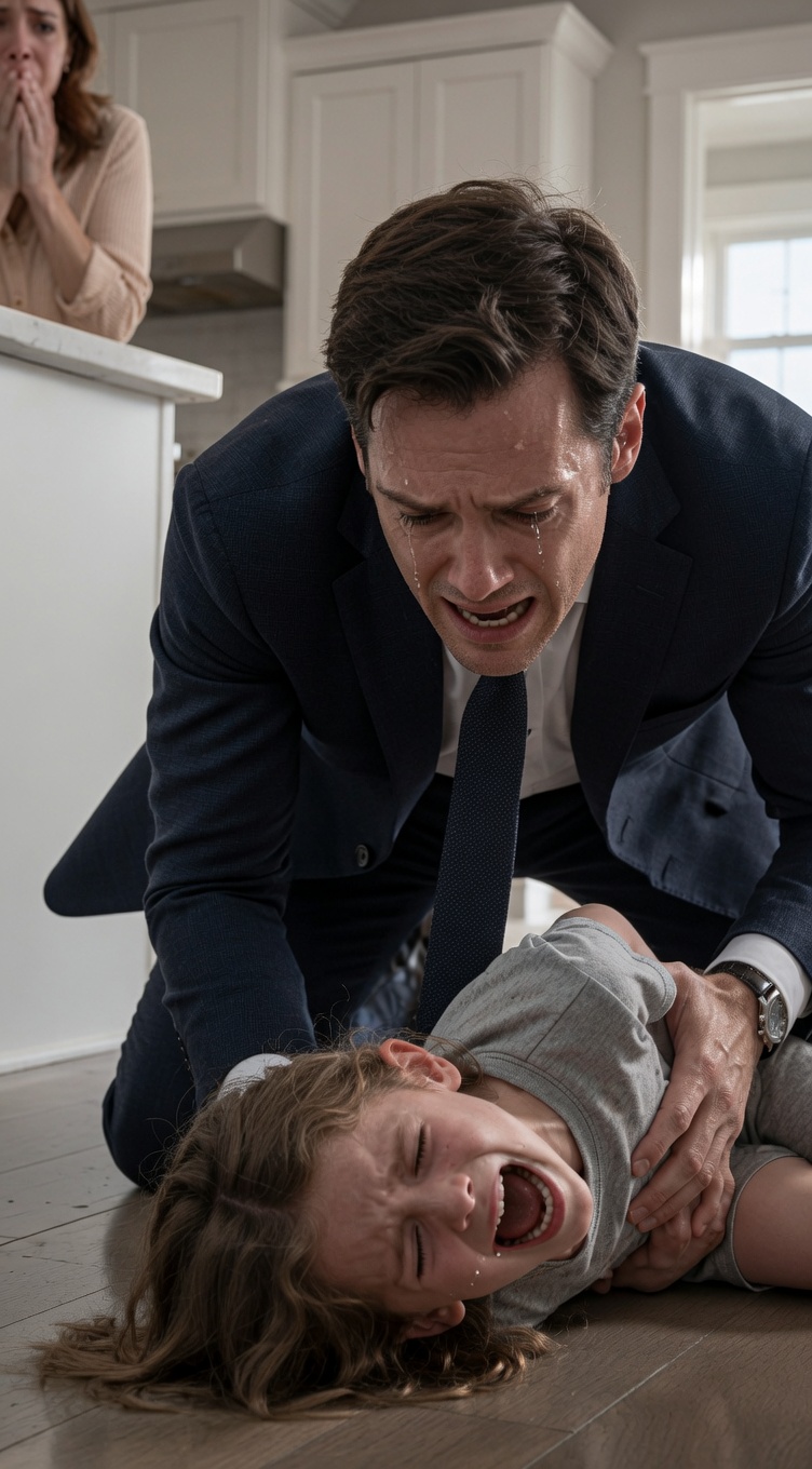 “Cut her open, Dad!” my seven-year-old daughter screamed