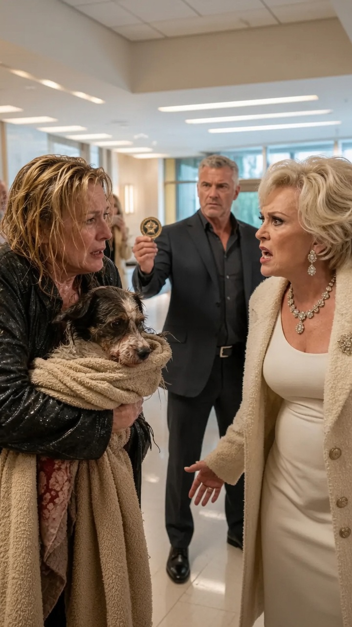 She Slapped A War Widow In A Luxury Pet Hospital Lobby… Then The Man In The Black Suit Walked In