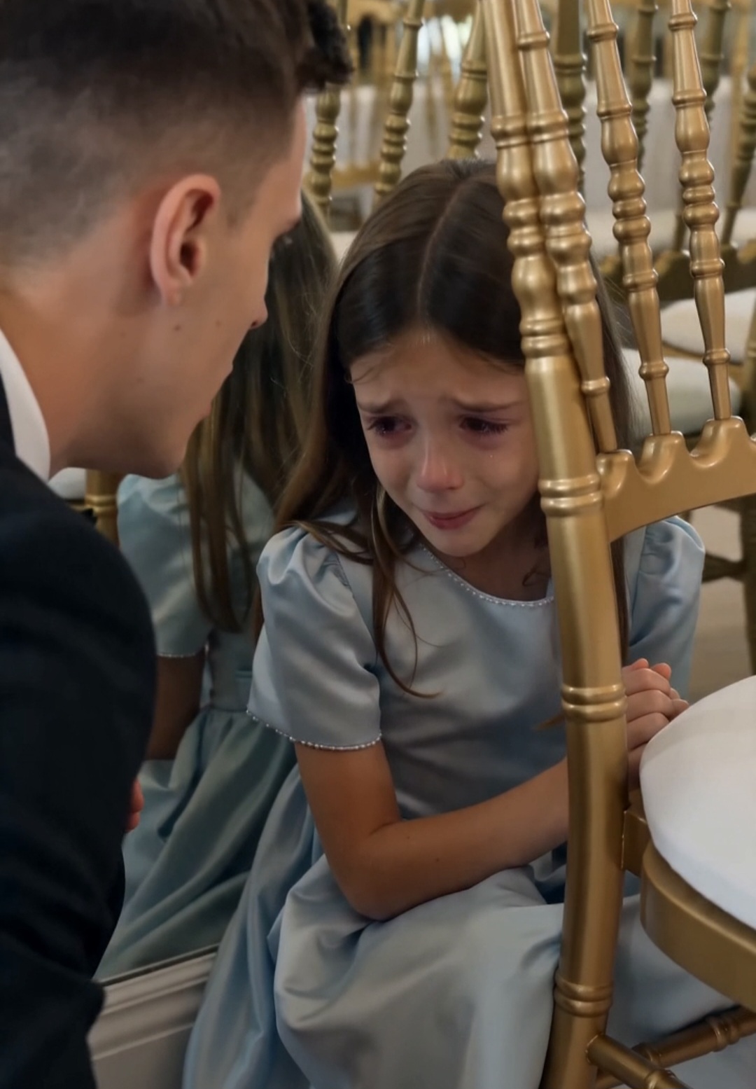 The groom found a little girl hidden away before his wedding… then a photo changed his whole life