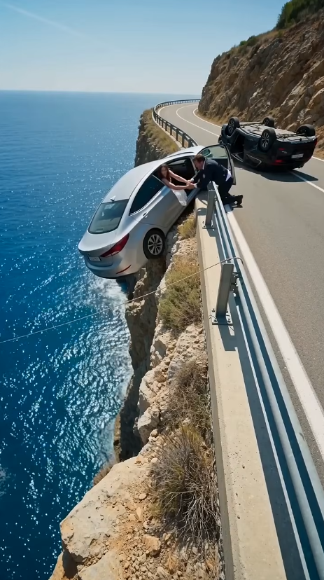 They left a pregnant woman hanging over a cliff, but when Daniel went to save her, his stepmother cut the last rope.