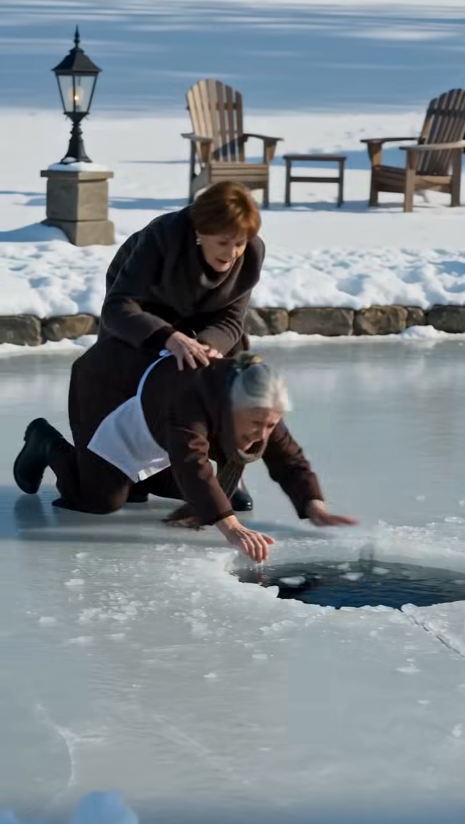 **Her mother-in-law broke the ice beneath her feet, but when Daniel cut the only scarf that could save her, the nanny jumped into the water to try to rescue her.**