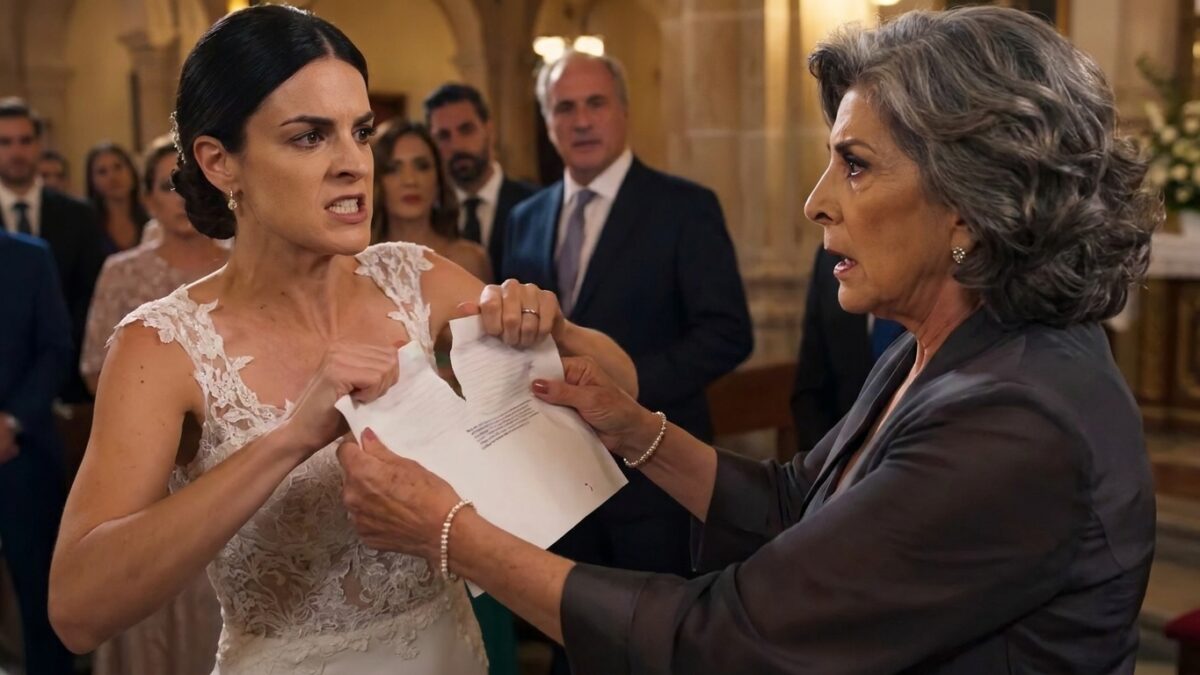 The bride slapped me in front of two hundred people. No one suspected who the man who came down the stairs with that old leather folder really was. Everything changed before I could even breathe again.