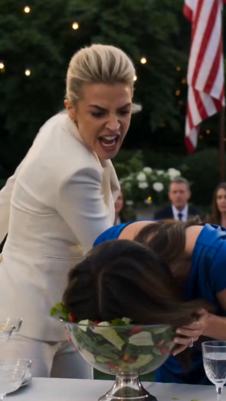 High-Society Charity Gala Descends Into Humiliation As Arrogant Socialite Shoves Woman's Face Into Salad