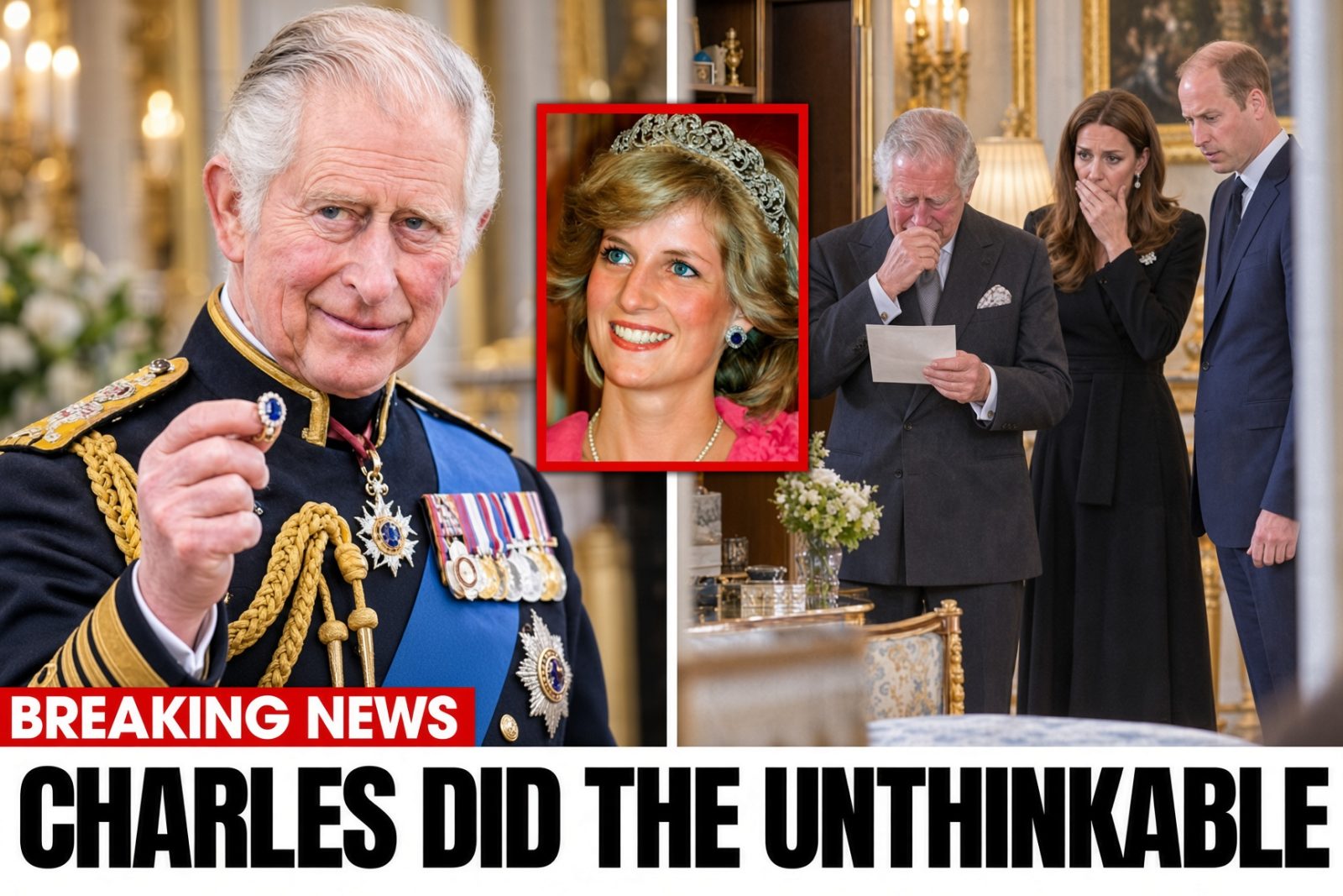 Diana's Final Wish! What King Charles Just Did With Her Ring Left Britain in Tears // King Charles has made a surprising decision involving a ring once associated with Princess Diana.