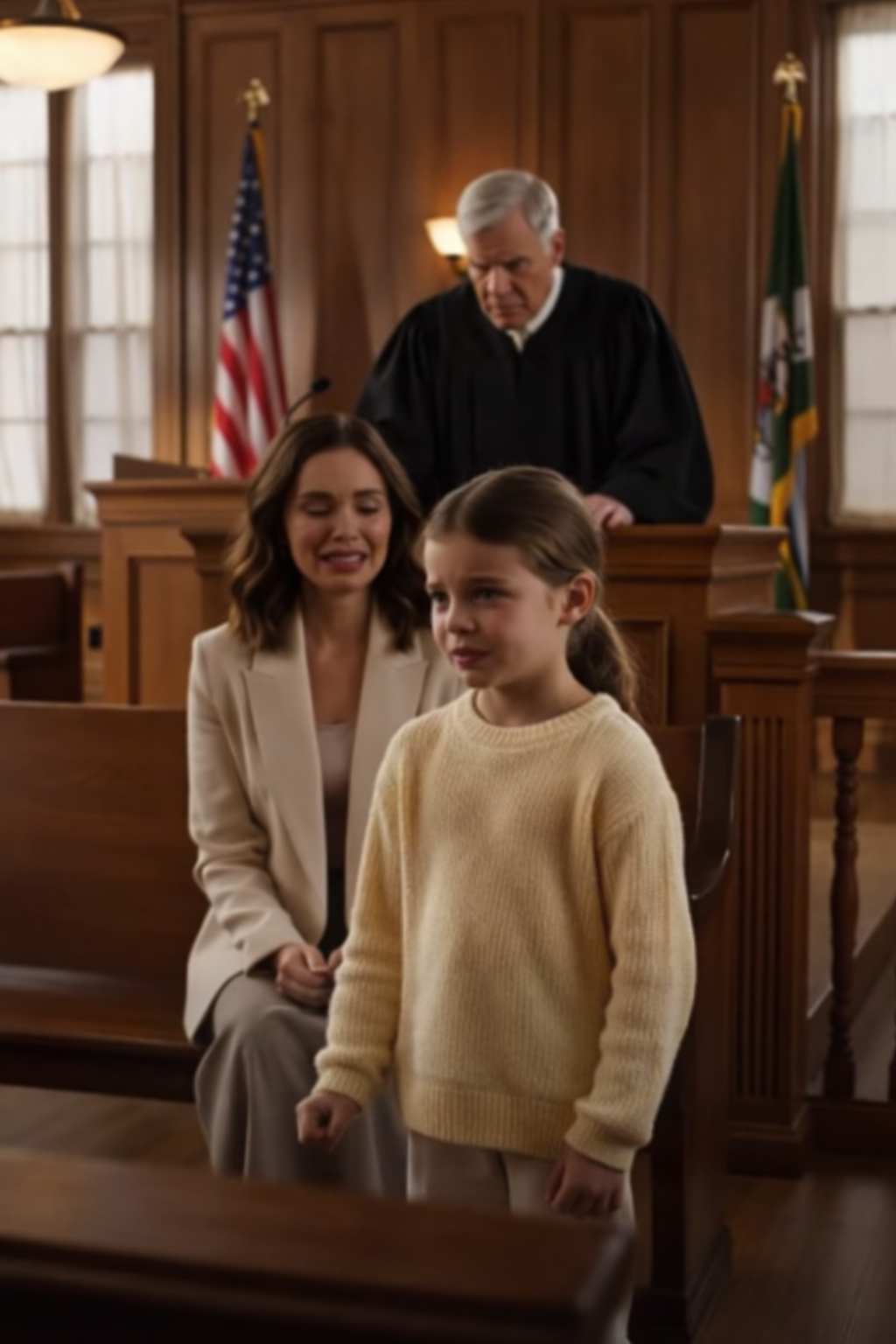 I Love Them Both,” the Little Girl Whispered in Court… “But My Mom Never Lets Me Be Alone