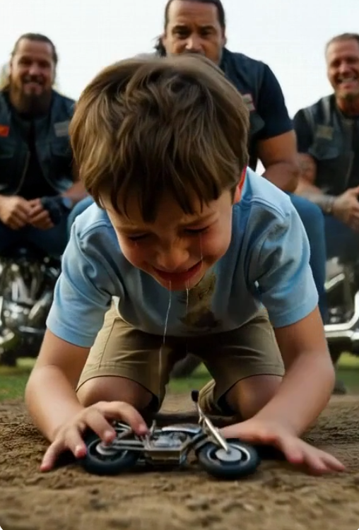 The Tough Bikers Were Still Laughing Then the Little Boy Held Up a Bike They Recognized