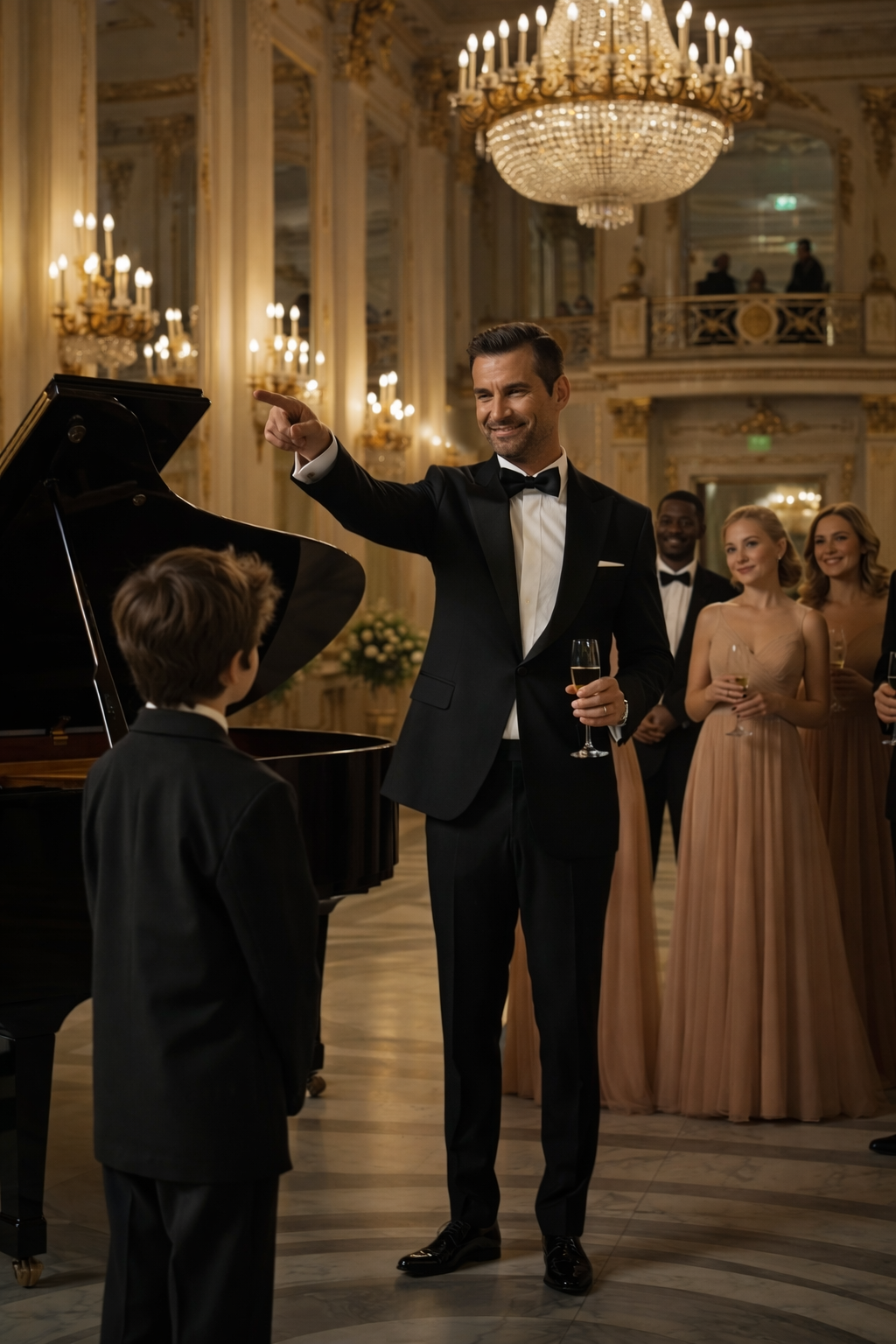 Part 1-2-3-4 The Rich Man Smiled and Pointed at the Child Then the Entire Ballroom Went Silent Watch till the end