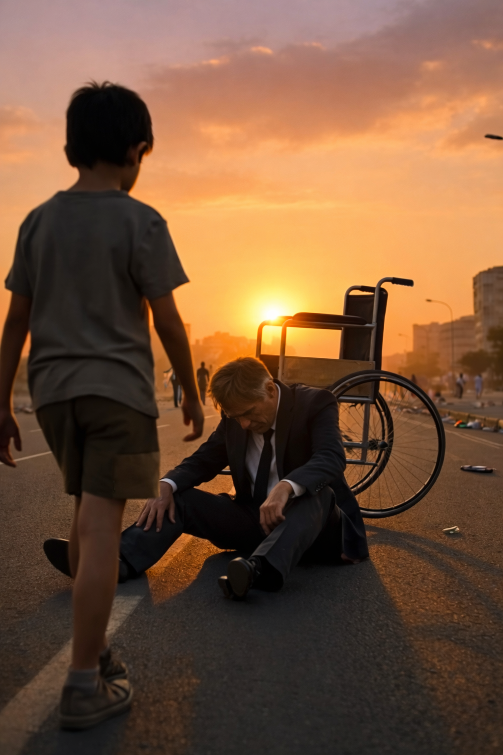 Part 1-2 The Boy Saw the Wheelchair, the Crowd Didn’t… and What He Did Stunned Everyone