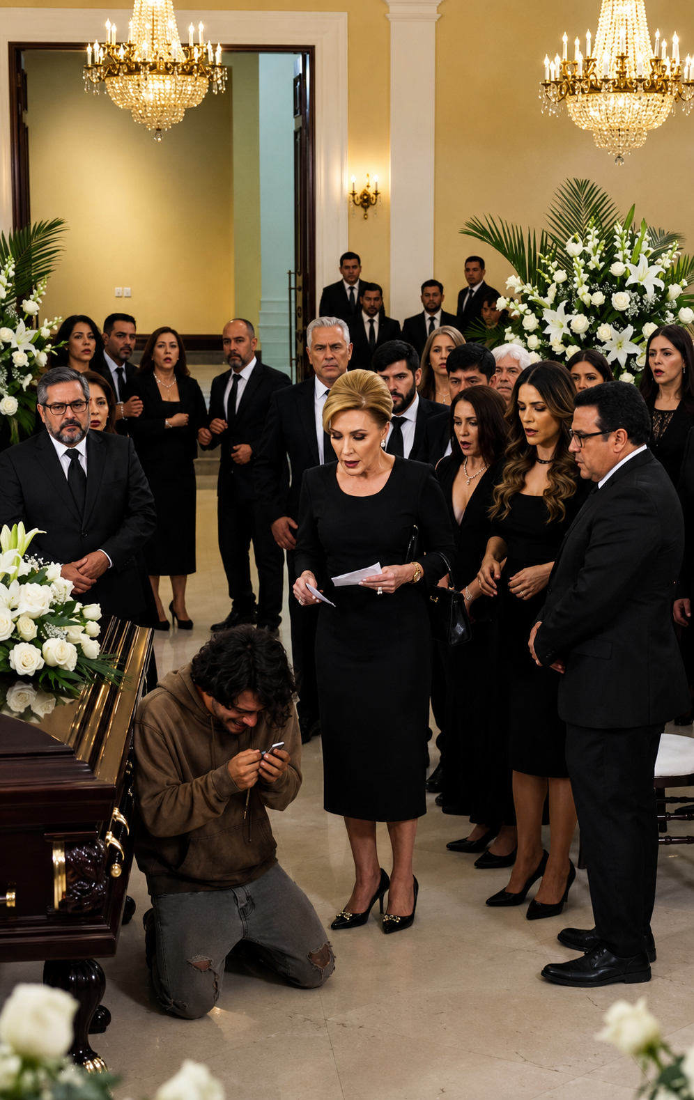 La familia quiso echarlo del velorio… hasta que escucharon la última promesa de la difunta