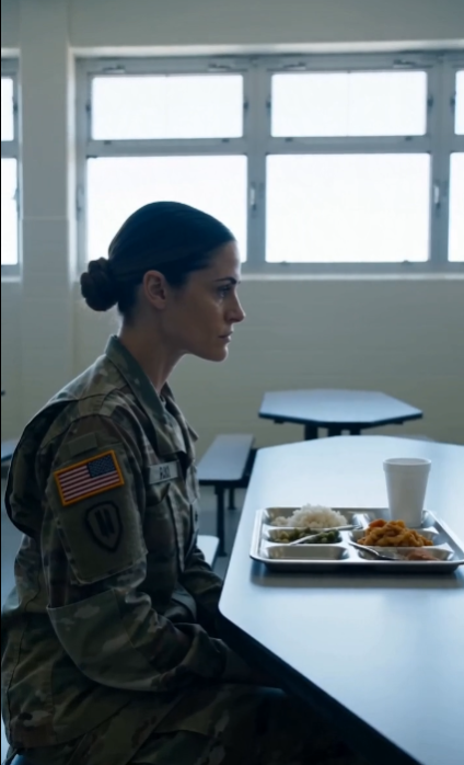 Four soldiers mocked a quiet female soldier in the cafeteria seconds later, they realized who she really was