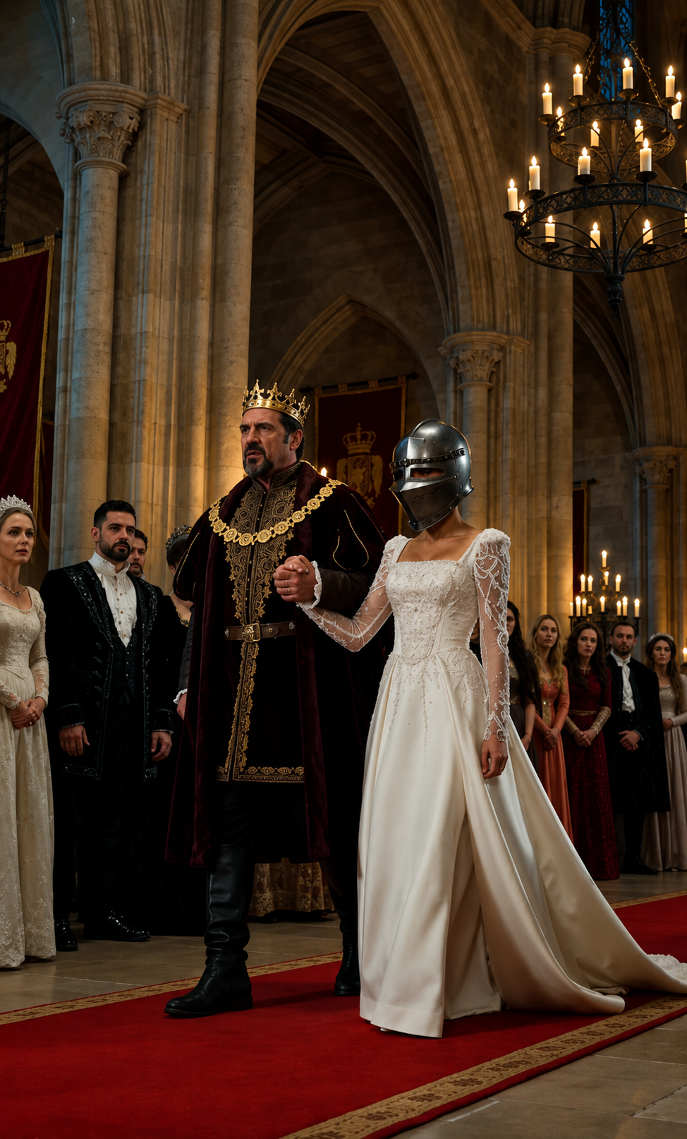 Nadie podía ver la cara de la princesa… hasta que un noble rompió el candado delante de todos