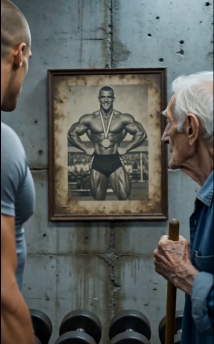 Parte 1-2El joven se burló del viejo limpiador del gimnasio… hasta que vio su foto en la pared
