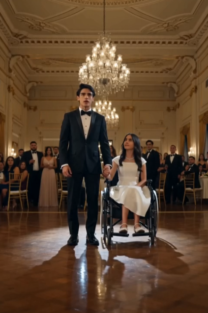 Parte 1-2 Toda la sala se rió cuando el joven se acercó a la chica en silla de ruedas en la gala... pero unos minutos después, todos se quedaron sin palabras