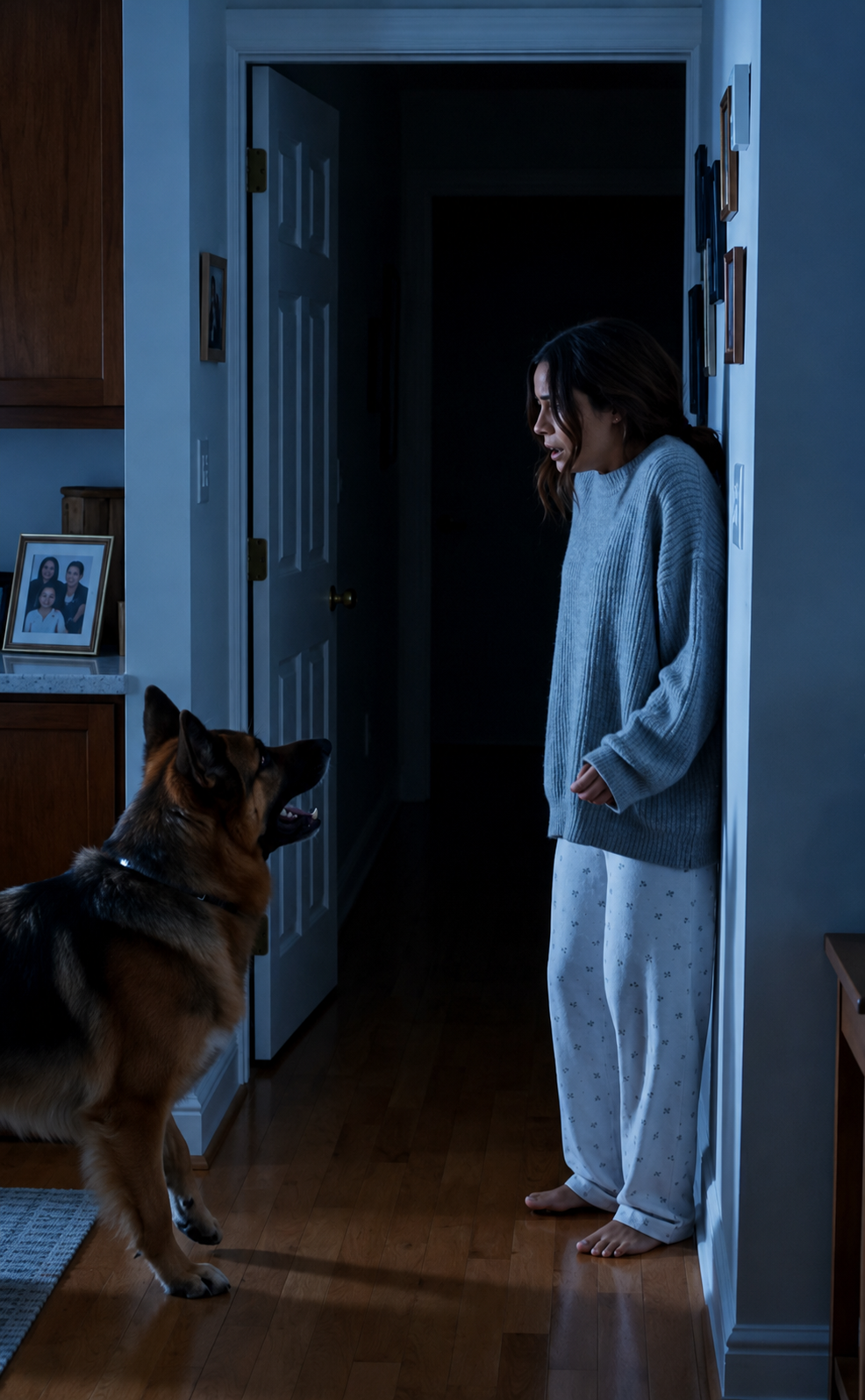 A las 6:00 AM mi perro me sacó de la cama… segundos después vi una sombra moverse