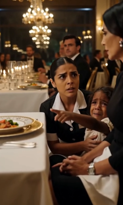 La niña lloraba en el restaurante… hasta que una foto reveló quién escondió a su madre