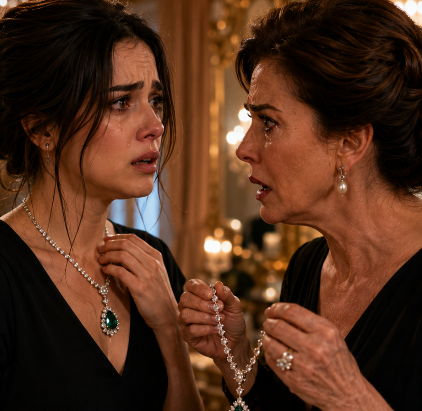 She Asked Where the Emerald Necklace Came From… The Answer Shattered Her Entire Family