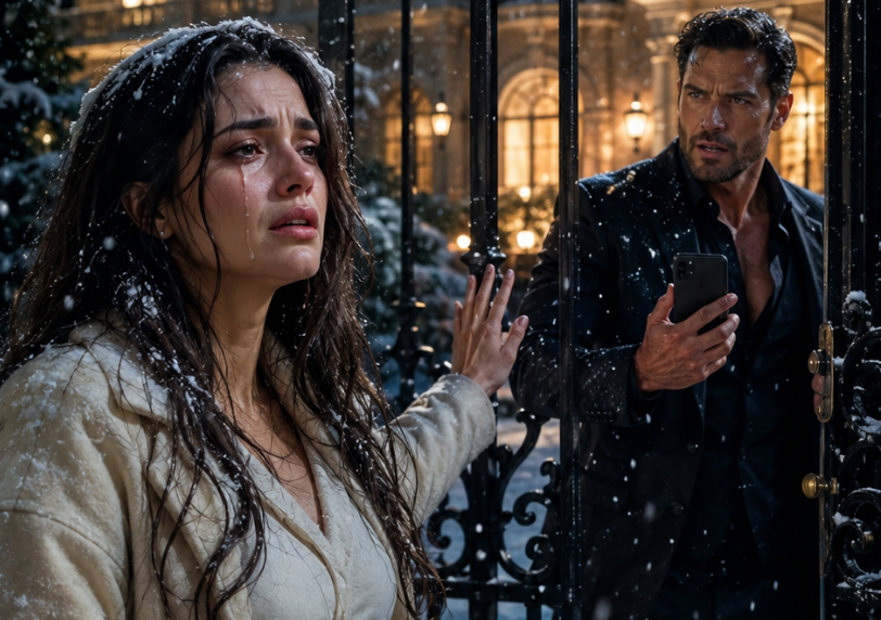 He Left His Pregnant Wife Freezing Outside… One Phone Call Made Him Regret Everything