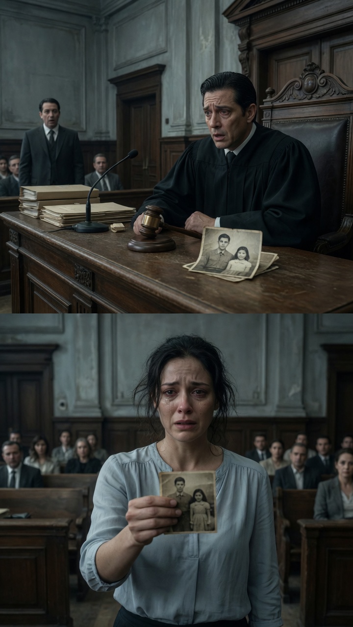 Full Story : **The Judge Said She Had No Proof Then One Old Photo Exposed His Past