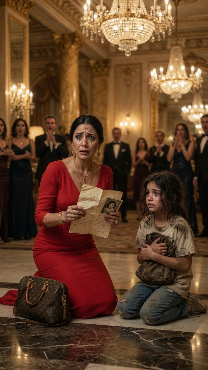 Historia completa : La Mujer Rica Arrastró a la Niña Pobre… Hasta Que una Carta Reveló la Verdad
