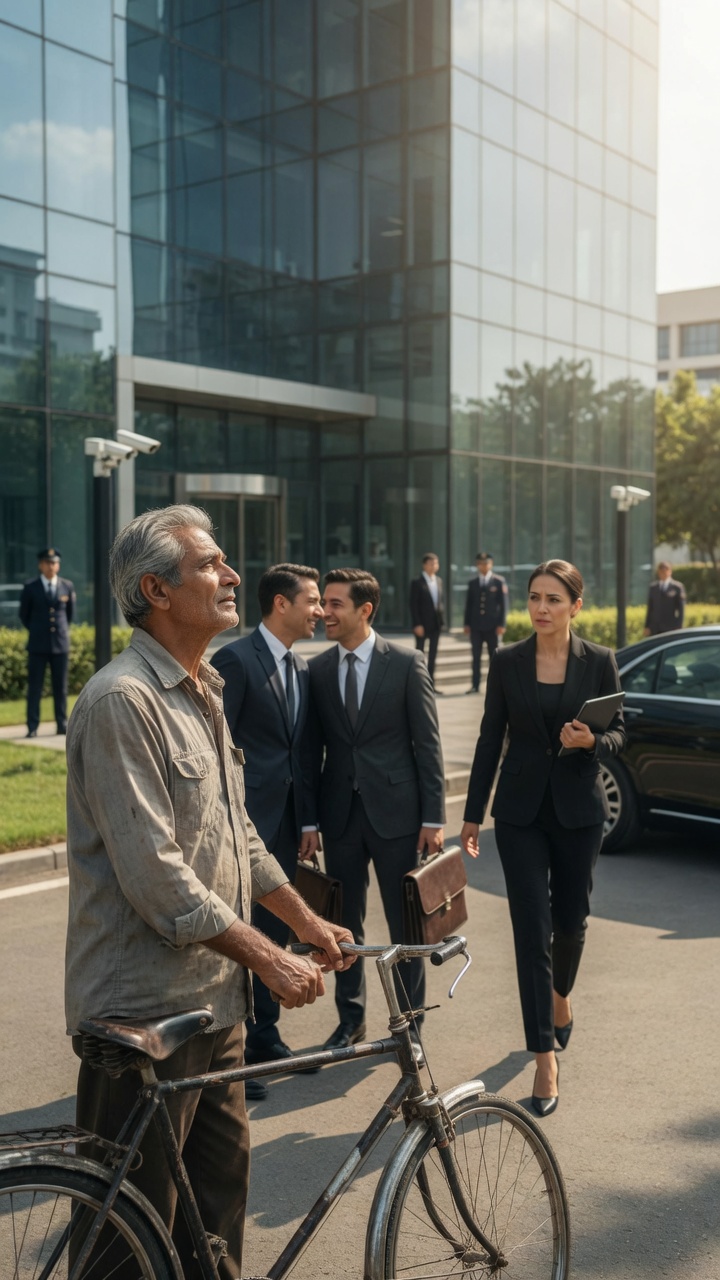 They Laughed at the Man on an Old Bicycle Until the CEO Said the Company Existed Because of Him